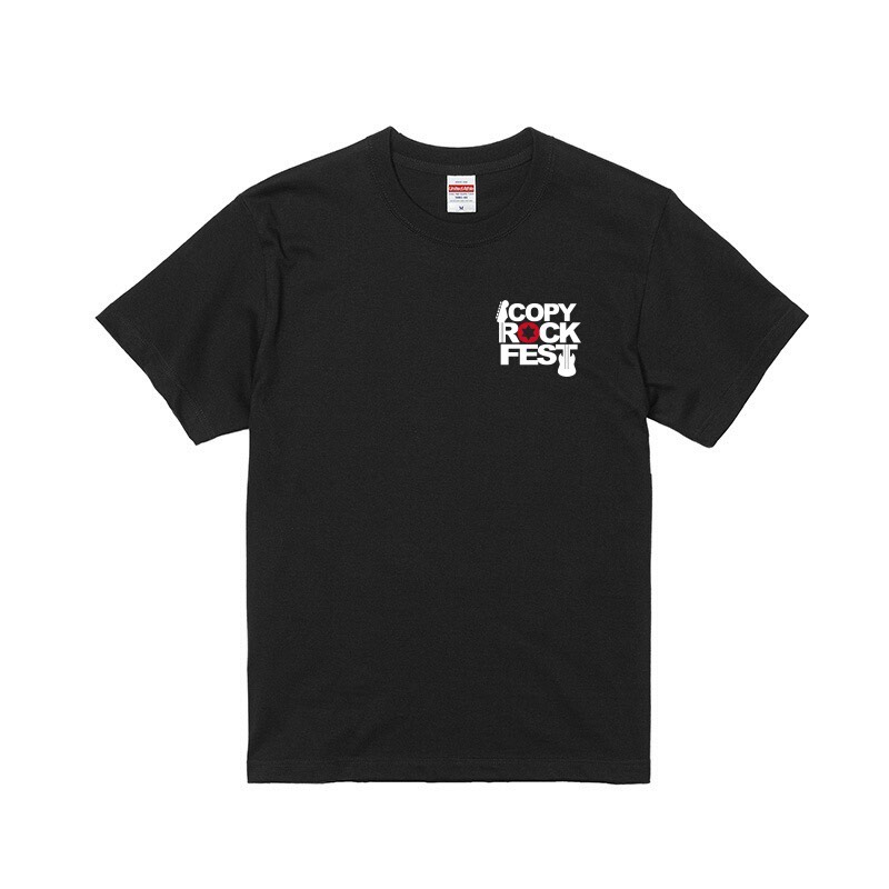 COPY ROCK FEST オリジナルTシャツ 前面・胸元のロゴ